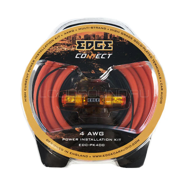 Edge EDC-PK400 4AWG Amplifier Wiring Kit
