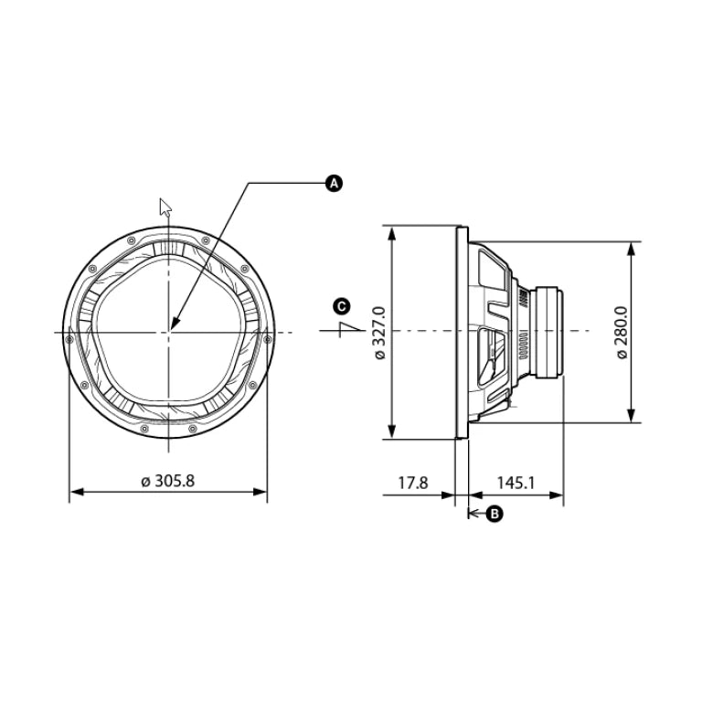 Sony  XS-GTX121L 1000W 12″ 4Ω Subwoofer