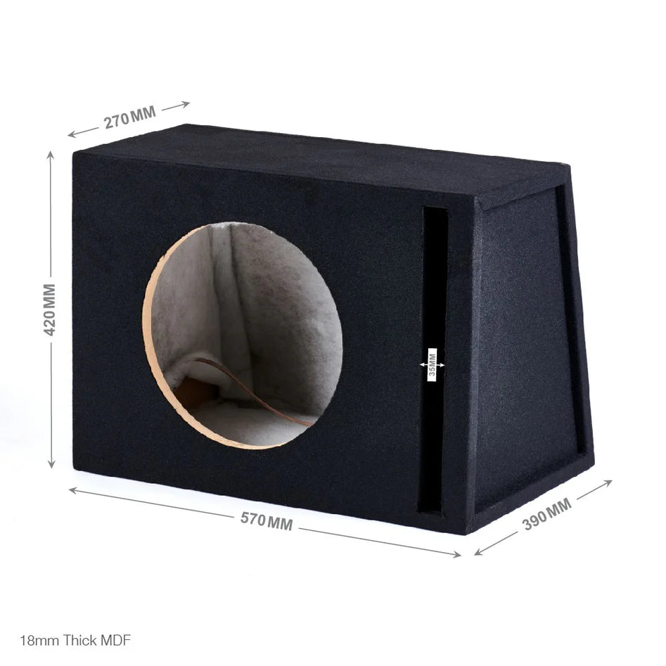 In Phase BX12PL 12" Slot Ported Subwoofer Enclosure