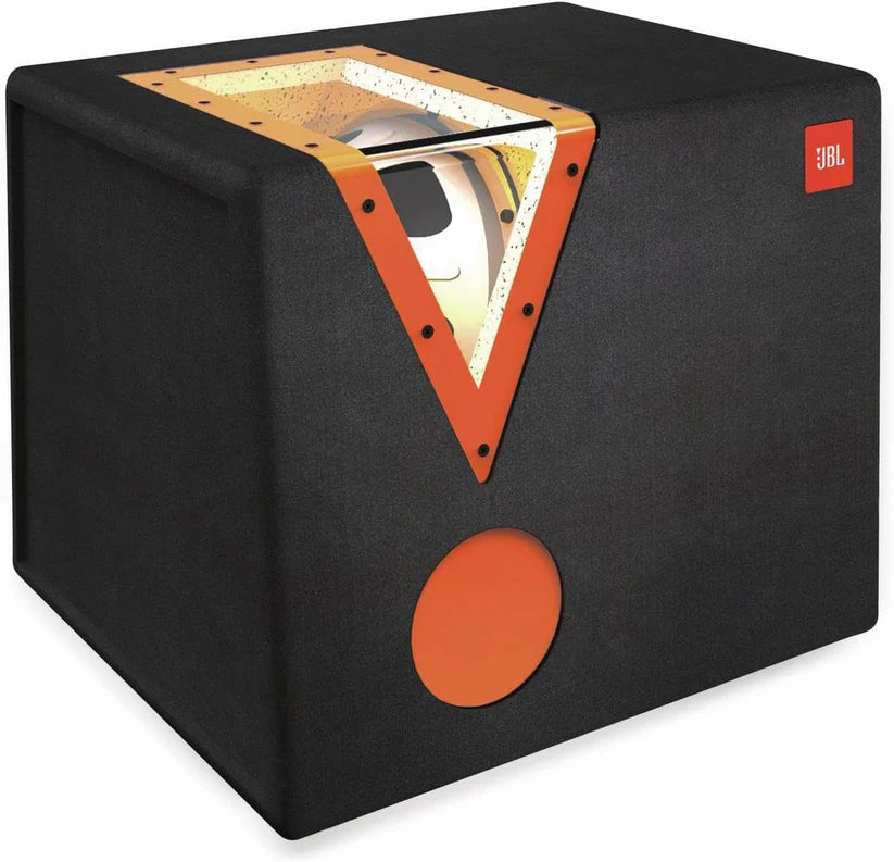 JBL CSX-1400BP - 12"Car Bandpass Subwoofer Box with Acrylic Window LED