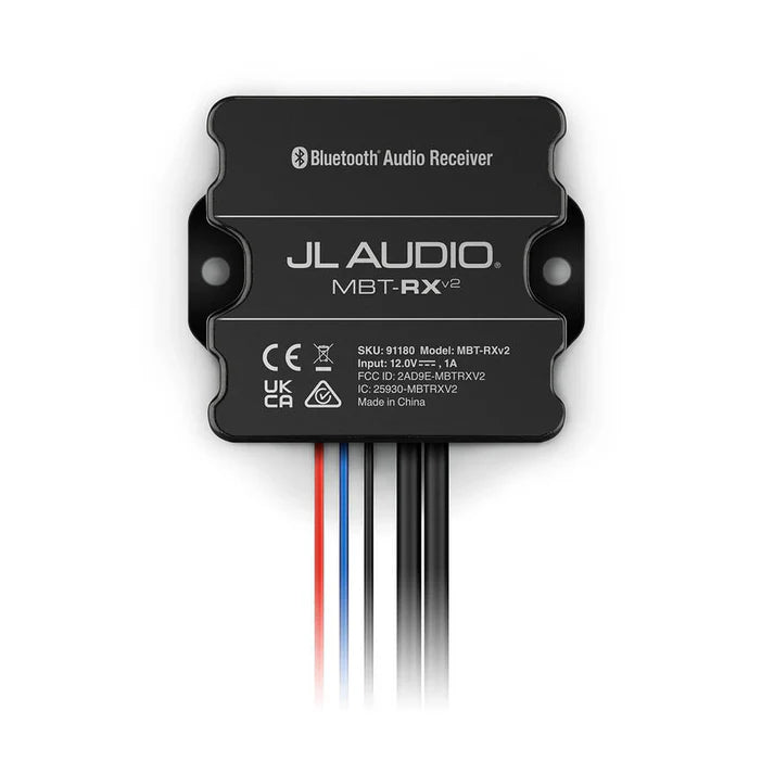 JL Audio MBT-RXV2 Water-resistant Audio Receiver with Bluetooth® Wireless Technology