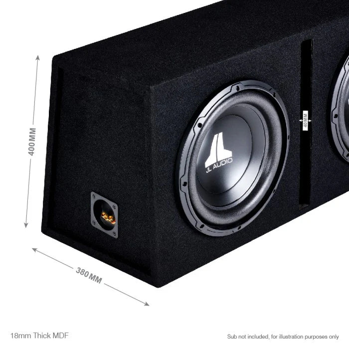 In Phase BX212PL Double 12" Ported Subwoofer Enclosure BOX ONLY