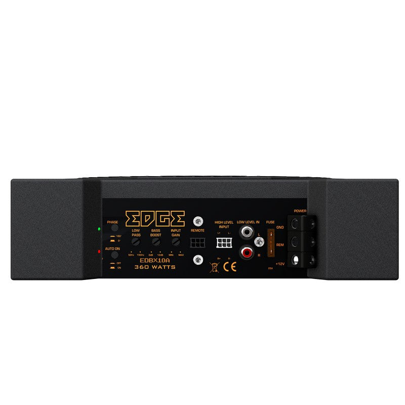 Edge EDBX12ADSP-E3 - DBX Series 12" Active Bass Enclosure DSP Car Subwoofer 1200W