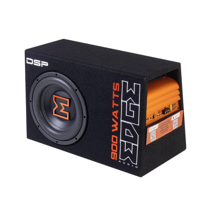 Edge EDBX10ADSP-E3 DBX Series 10" Active Bass Enclosure DSP Car Subwoofer 900W
