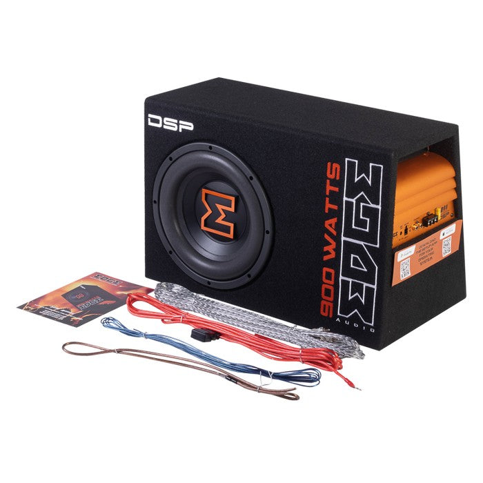 Edge EDBX10ADSP-E3 DBX Series 10" Active Bass Enclosure DSP Car Subwoofer 900W