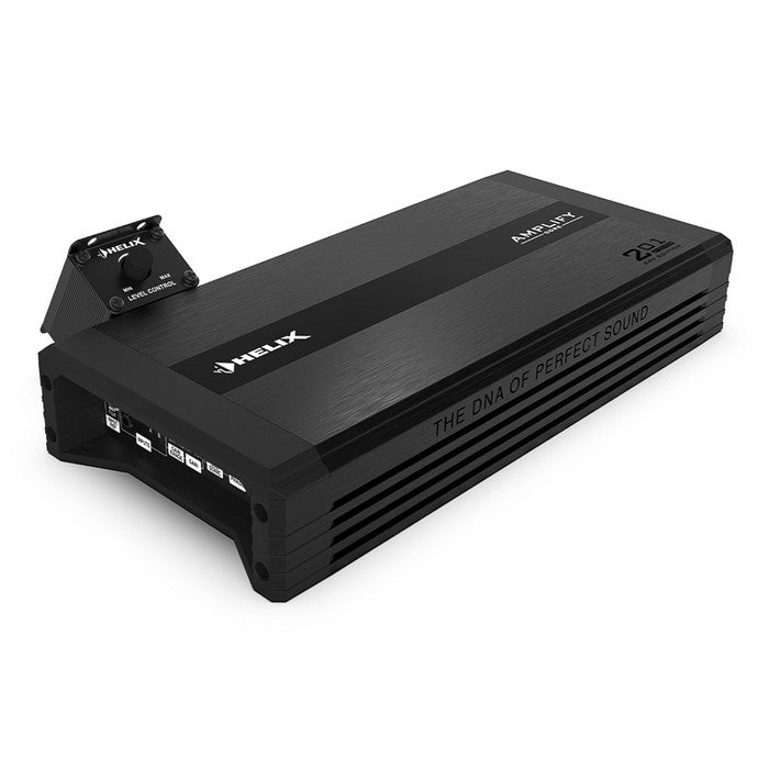 AC20120 1-channel amplifier Very compact 1-channel subwoofer amplifier with crossover and 1 Ohm stability