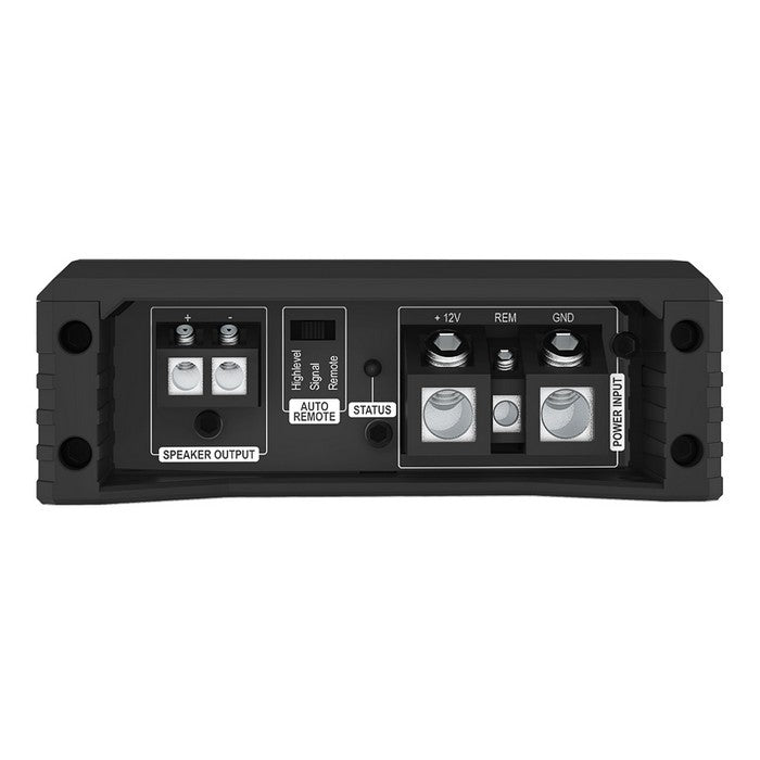 AC20120 1-channel amplifier Very compact 1-channel subwoofer amplifier with crossover and 1 Ohm stability