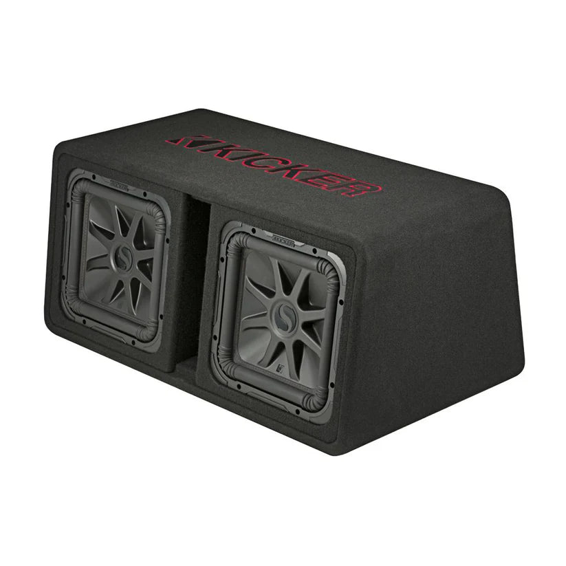 Kicker KA45DL7R122 - L7R Dual 12" Ported Loaded Subwoofer Enclosure