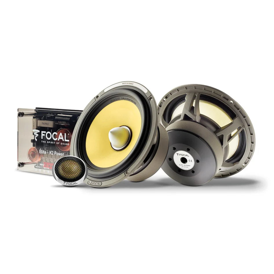 Focal ES165KX2 ELITE K2 Power 6.5" 2-Way Component Speakers 240w