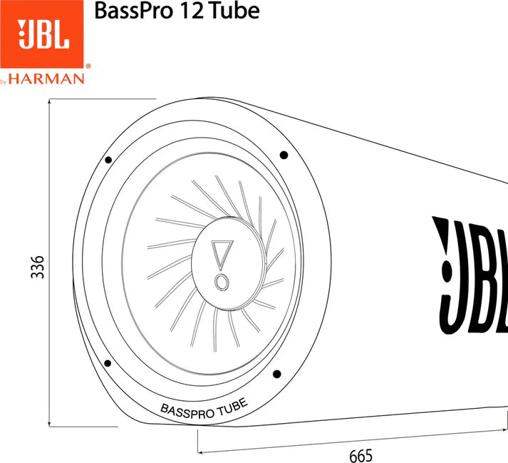 JBL Basspro Tube BP12T - 12" Active Bass Tube