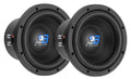 Bassface Indy B10/2 10" 2x2Ohm DVC Subs 600w RMS (Sealed/Ported Enclosures) PAIR