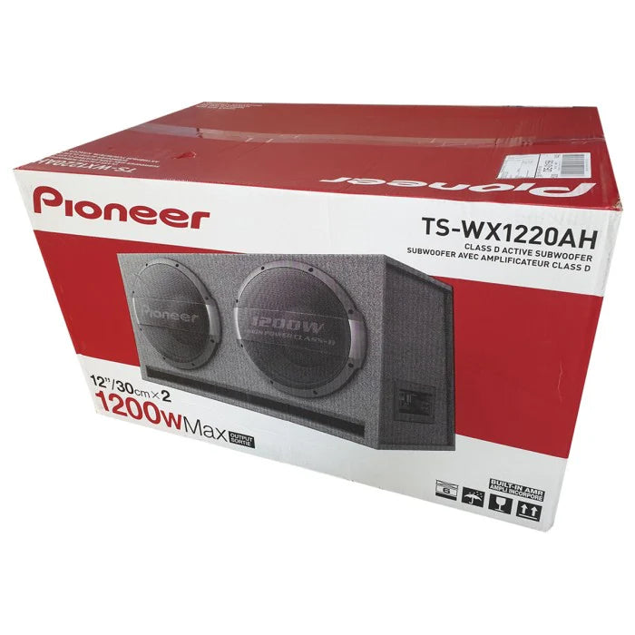 Pioneer TS-WX1220AH Twin 12 Active 3000W Peak Power Subwoofer Enclosure