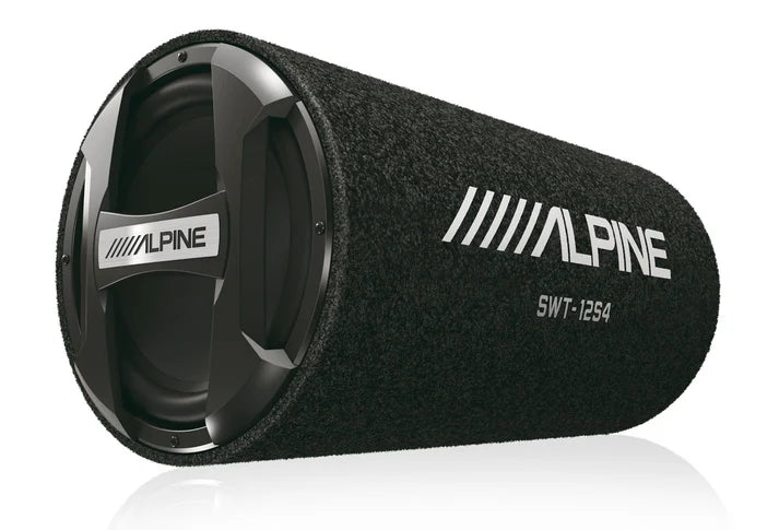 Alpine SWT-12S4 1000W Bass Reflex Sub with Tube Enclosure