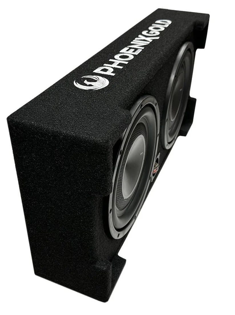 Phoenix Gold ZX210PBS Dual 10" 2Ohm Passive Radiator Box Down Firing